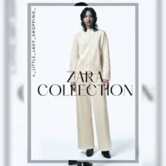 Zara 🆕️ Ribbed Cream Top - Picture 3 of 11